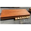 Image 2 : 5 SOLID CORE WALNUT DOORS 80 INCHES TALL - THREE 32 INCHES WIDE, TWO 30 INCHES WIDE