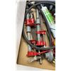 Image 2 : 2 BOXES OF LEAK TESTOR, ELECTRIC CONNECTORS AND BAR CLAMPS