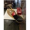 Image 1 : CRYSTAL RIVER TROUT NET, TACKLEBOX WITH CONTENTS, TAYMOR FOLDING SHOVEL AND BROWNING SNOWSHOE DECORA