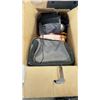Image 1 : BOX OF BENCH GRINDER, EXTENTION CORDS AND COOLERS