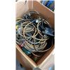 Image 2 : TWO BOXES OF TOOLS, EXTENTION CORDS AND HARDCASE