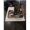 Image 1 : 2 FISHING REELS, FISHING LINE, VINTAGE COLLECTIBLES, CARVING FORKS