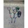 Image 1 : 7 VARIOUS TENNIS RACQUETS AS FOUND INCLUDING SQUASH RACQUET SET
