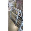 Image 2 : 2 FOLDING ALUMINUM SAWHORSE LADDERS