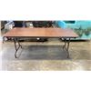 Image 1 : 6 FOOT LONG FOLDING LEG MARKET TABLE 30 INCHES WIDE