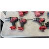 Image 2 : LOT OF MILWAUKEE CORDLESS TOOLS - RECIPROCATING SAW, CIRCULAR SAW, HAMMER DRILLS, IMPACT GUN