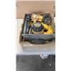 Image 1 : DEWALT SKILSAW WITH ELECTRIC BRAKE, 2 BOSTITCH AIR NAILERS, AND AIR DRILL ALL WORKING