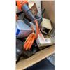 Image 8 : RED TOOL CHEST AND BOX OF TOOLS