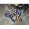 Image 1 : 7 VARIOUS TENNIS RACQUETS AS FOUND