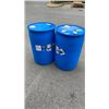Image 1 : 2 BLUE 45 GALLON BARRELLS