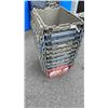 Image 1 : STACK OF 10 STORAGE TOTE WITH BUILT ON LIDS