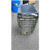 Image 1 : STACK OF 10 STORAGE TOTE WITH BUILT ON LIDS
