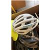 Image 8 : BOX OF HELMETS AND STOP SIGNS