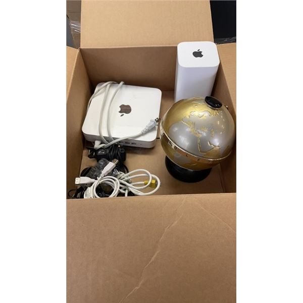 APPLE TIME CAPSULE AND BASE STATION WITH GLOBE RADIO