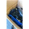 Image 12 : XBOX 360 WITH POWER AND AV CABLE WORKING, 2 CONTROLLERS AND 1 GAME INCLUDES RACING WHEEL AND PEDAL S