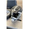 Image 2 : TIRE CLOCK, BAGS AND EVS SIZE LARGE DIRT BIKE HELMET