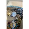 Image 2 : 2 LARGE BAGS OF JEWLERY AND JEWLERY PARTS