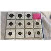 Image 7 : 11 CANADIAN GEORGE VI CENTS 1917-1935, ALL DIFFERENT, AND 3 LARGE CENTS