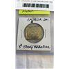 Image 2 : 2001 CANADIAN STAMP MEDALLION .925 SILVER - 24K GOLD PLATED