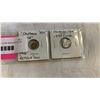 Image 1 : 1875 CALIFORNIA GOLD COIN REPLICA PLUS CANADIAN 1 GRAM BAR .999 SILVER