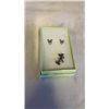 Image 1 : VINTAGE STERLING SILVER MICKEY MOUSE PENDANT (NO CHAIN) WITH MATCHING STUD EARRINGS