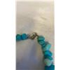 Image 4 : TURQUIOSE COLOURED STONES ABELONE SHELL FISH PENDANT CHOKER NECKLACE