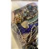 Image 15 : ONE LARGE BAG AND ONE SMALL BAG OF JEWLERY, BROKEN JEWLERY, PARTS, BEADS