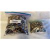 Image 1 : ONE LARGE BAG AND ONE SMALL BAG OF JEWLERY, BROKEN JEWLERY, PARTS, BEADS