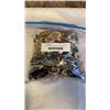 Image 8 : ONE LARGE BAG AND ONE SMALL BAG OF JEWLERY, BROKEN JEWLERY, PARTS, BEADS