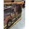 Image 3 : WHITE WESTERN STAR SEMI TRUCK ON WOOD LAQUERED