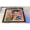 Image 1 : GENUINE USA PRINT OF ELVIS PRESLEY, FRAMED COPYRIGHT 1992