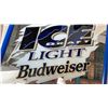 Image 3 : COORS ARCTIC ICE AND BUDWEISER ICE DRAFT LIGHT MIRRORED ANDVERTS