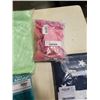 Image 4 : 2 NEW FOIL PRINTED THERMAL INSULATED BLACKOUT CURTAINS52" X54", PINK "RELAXTION" SET, SHOWER CURTAIN