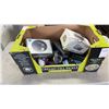 Image 1 : BOX OF DYMO LABELLER, RAZR PHONE, NIKON CAMERA AND MORE