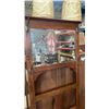 Image 2 : VINTAGE WOOD ENTRANCE STAND WITH COAT HANGERS AND UMBRELLS STAND