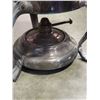 Image 13 : BIRKS REGENCY PLATE PLATTER, SILVER PLATE DRINK DISPENSER AND DECANTER CADDY WITH 2 DECANTERS