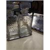 Image 4 : BIRKS REGENCY PLATE PLATTER, SILVER PLATE DRINK DISPENSER AND DECANTER CADDY WITH 2 DECANTERS