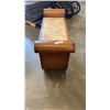 Image 9 : VINTAGE ART DECO INLAID SOFA TABLE WITH 2 DRAWERS
