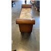 Image 3 : VINTAGE ART DECO INLAID SOFA TABLE WITH 2 DRAWERS