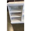 Image 2 : WHITE ENTERTAINMENT STAND WITH SHELVES