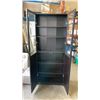 Image 2 : BLACK GLASS DOOR CABINET