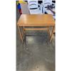 Image 2 : PINE DESK AND WOOD LECTERN