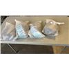 Image 1 : 4 NEW KIDS FULL FACE SNOKEL MASKS WITH GO PRO MOUNTS RETAIL $107