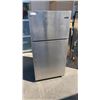 Image 1 : FRIGIDIARE STAINLESS REFRIGERATOR 28 INCHES WIDE - TESTED WORKING, NO HANDLES