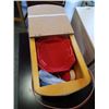 Image 2 : RED AND WHITE PICNIC BASKET WITH CONTENTS