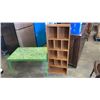 Image 1 : OAK BOOKSHELF AND FOLDING TABLE