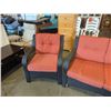 Image 2 : WICKER 3 PIECE PATIO SET - LOVESEAT AND 2 CHAIRS