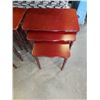 Image 2 : TWO 3 PIECE NESTING ENDTABLES