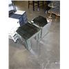 Image 1 : PAIR OF MIRRORED GLASS ENDTABLES