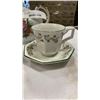 Image 2 : TEA POT AND 5 CHINA CUPS AND SAUCERS